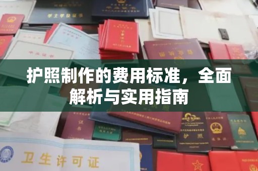 高密护照制作的费用标准，全面解析与实用指南